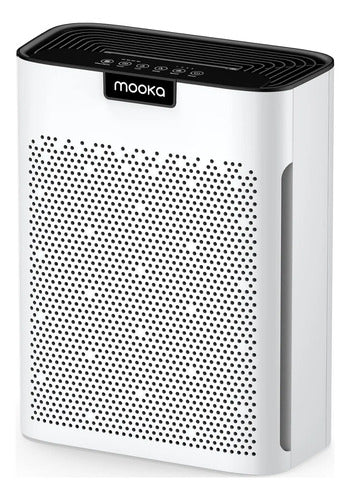 Purificador De Aire Mooka H13 Hepa Para Hogar 2200 Pies Cuad Blanco 110v