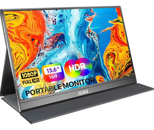 Monitor Mnn Pantalla De 15.6 M156f01 Fhd 1080p Usb C Hdmi Color Negro