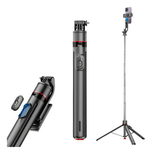 Soporte Tripode Profesional Cámara Celular Proyector Negro