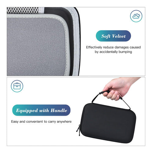 Funda Protectora Para Mini Pc Toda Marca (23 X 13 X 5 Cms) Gris