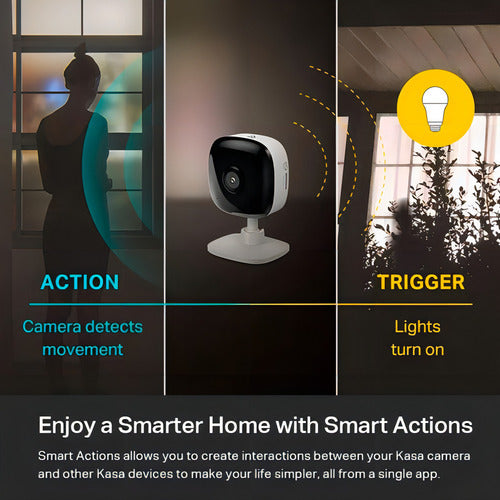 Camara De Seguridad Kasa Smart Ec60 Hd 1080p Alexa Y Google Blanco