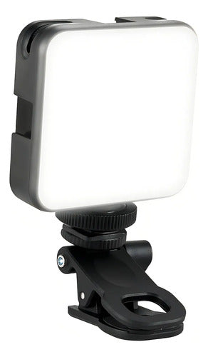 Luz Selfie Gfv Flash Luminaria Para Celular Blanco 600 Led A Pilas