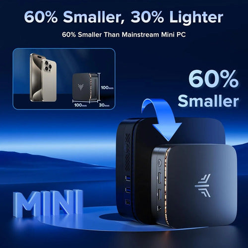 Mini Pc Kamrui Mini Pc Gk3plus N97 8 Ram Ssd 256 A 3.6 Ghz 110v