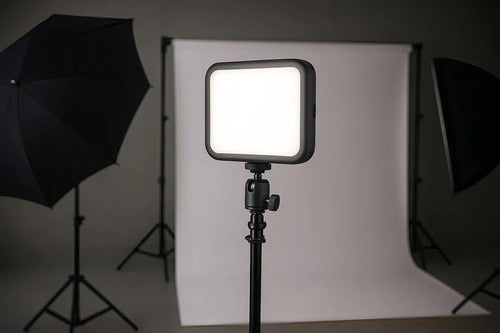 Luz Selfie Gfv Flash Luminaria Para Celular Blanco 600 Led A Pilas