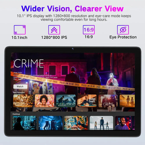 Tablet Android 15 Octacore 12gb Ram 128gb Pantalla Táctil Hd Azul Acero