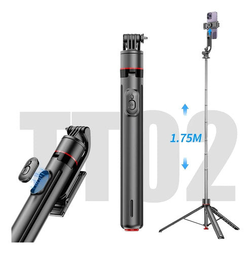 Soporte Tripode Profesional Cámara Celular Proyector Negro