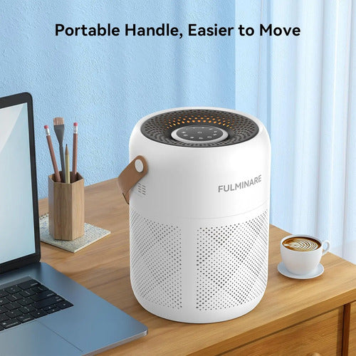 Purificador De Aire Fulminare Fulminare Para Dormitorio H13 Blanco 110v