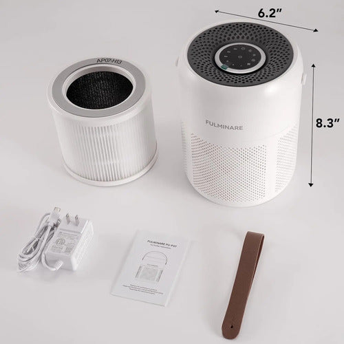 Purificador De Aire Fulminare Fulminare Para Dormitorio H13 Blanco 110v