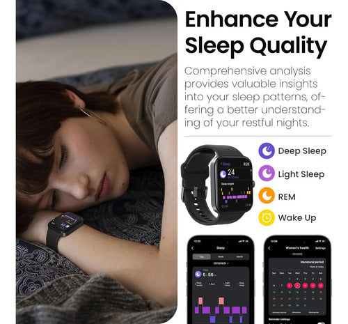Reloj Inteligente Amoled De 1.78   Tozo S4 Acufit One Blanco