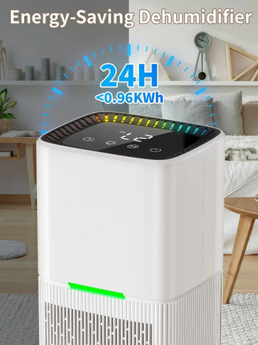 Deshumidificador Kconbs, Tanque De Agua De 60 Onzas Blanco 110v