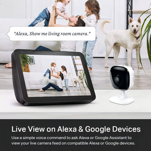 Camara De Seguridad Kasa Smart Ec60 Hd 1080p Alexa Y Google Blanco