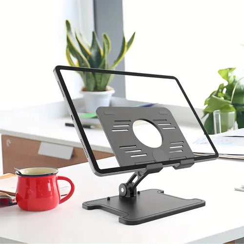 Soporte Plegable Escritorio Para Teléfonos Y Tabletas En Abs