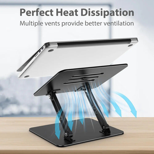 Soporte Para Computadora Portátil Plegable Gogoonike Ajustab Negro