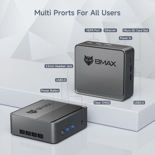 Mini Pc Bmaxb3 Intel N5095 8gb Ddr4 Ram 256gb Ssd Wifi 5 110v