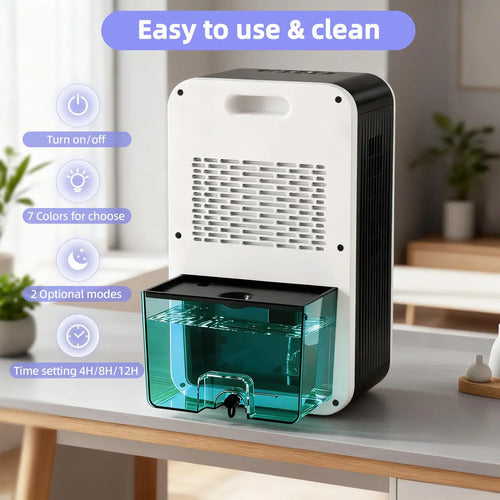 Deshumidificador Scozza Para El Hogar, Bano, Dormitorio, Tan Blanco