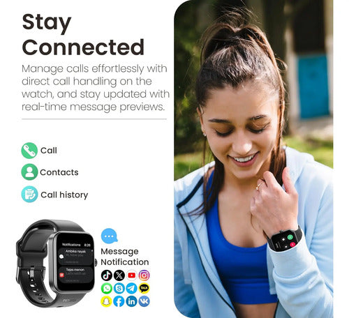 Reloj Inteligente Amoled De 1.78   Tozo S4 Acufit One Blanco