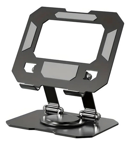 Soporte Metálico Para Tablet, Giratorio, Altura Plegable
