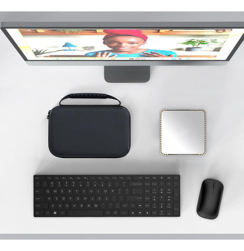 Funda Protectora Para Mini Pc Toda Marca (23 X 13 X 5 Cms) Gris