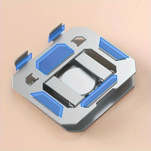 Soporte Metálico Para Tablet, Giratorio, Altura Plegable