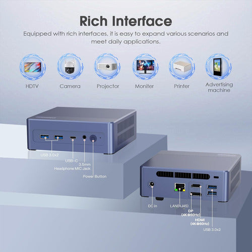 Mini Pc N95 Minihyper Intel 12th N95 3400mhz Ram 16 Ssd512 110