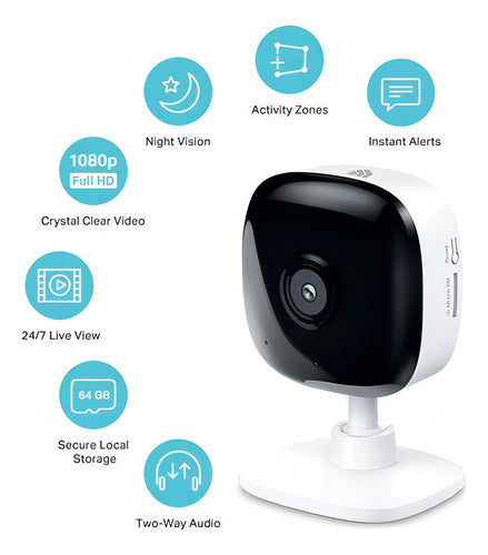 Camara De Seguridad Kasa Smart Ec60 Hd 1080p Alexa Y Google Blanco