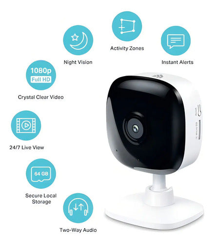Camara De Seguridad Kasa Smart Ec60 Hd 1080p Alexa Y Google Blanco